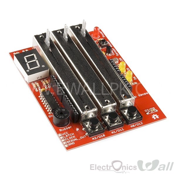 Slider Variable Resistor with Display and Button Shield ( DIY )
