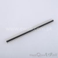 40 Pin 1x40 Pin 2.54mm 20mm Right Angle Single Row Pin Header Connector Male