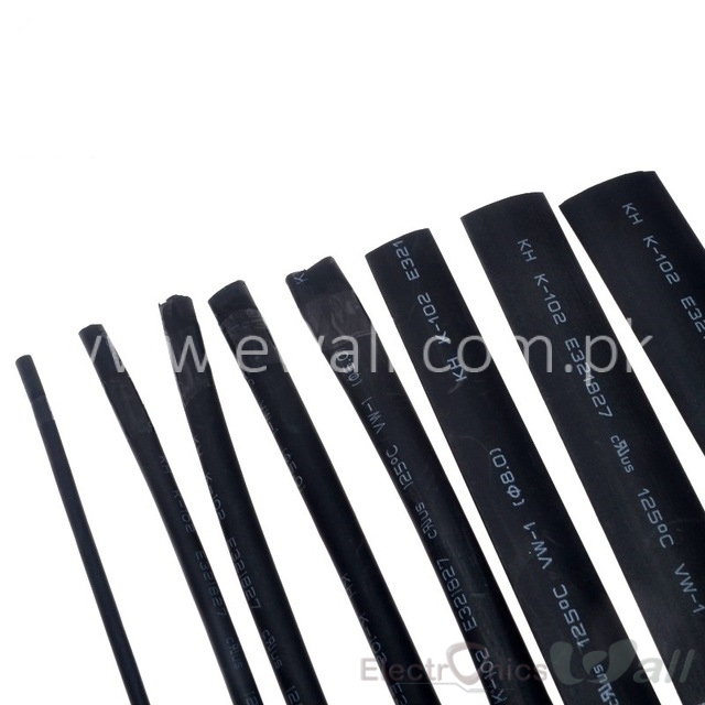 5mm Black Heat-shrink shrinkable tube (1Meter)