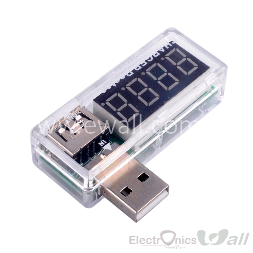 Power Bank and USB Charger Doctor Voltage Current Meter Mobile Battery Tester Power Detector White 3.5V-7V