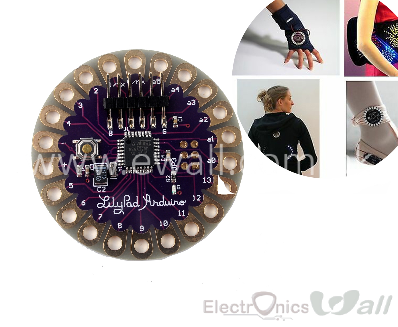 LilyPad 328 Board for Cloths Arduino Main Board 5V 16M ATmega328P