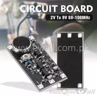FM Module Microphone Surveillance Frequency 88 to 108MHz Top DC 2V To 9V
