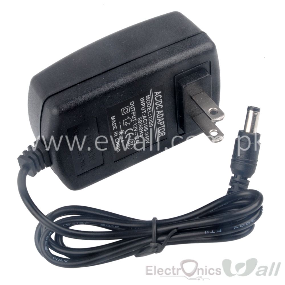 Supply Charger 12V 2A Converter Adapter Switching Power AC 100-240V to DC