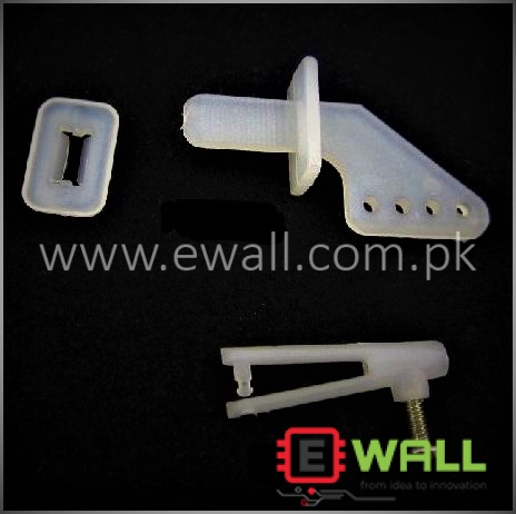 T Rudder Angle + U Chuck, with lever adjustment function plug rudder angle For RC Plane (rudder angle + chuck + screw)