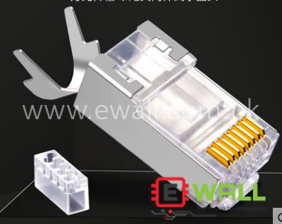 RJ45 Head Connector With Metal Cover High Quality