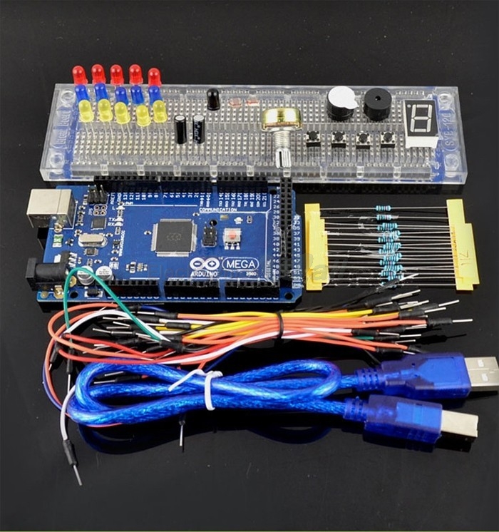 DIY Arduino Mega2560 basic kit for beginners