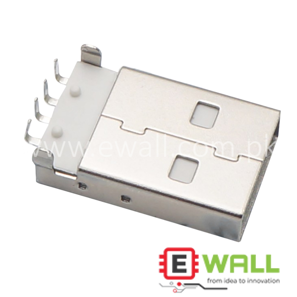 Male 90 degree A type USB socket Connector