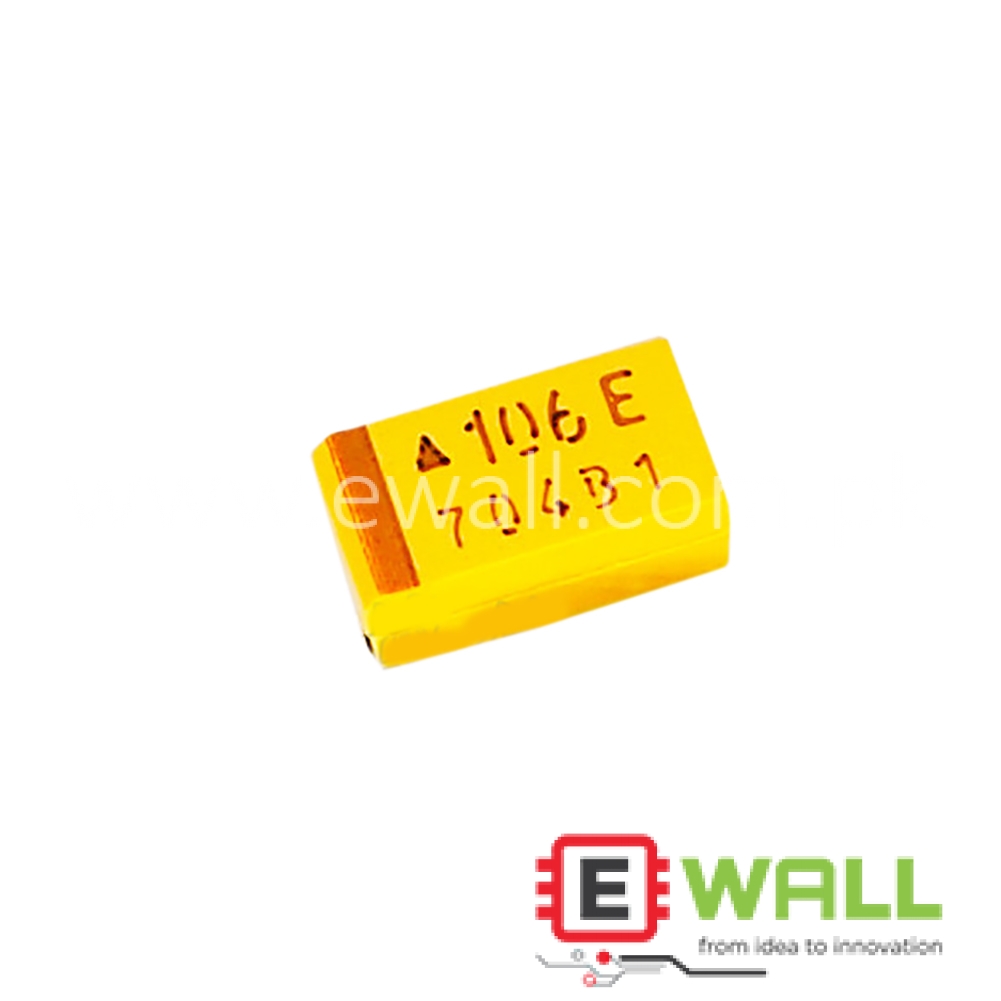 25V 10UF C-type Chip Tantalum Capacitor 106E 6032 10% bile Capacitor Yellow Polarity Capacitor