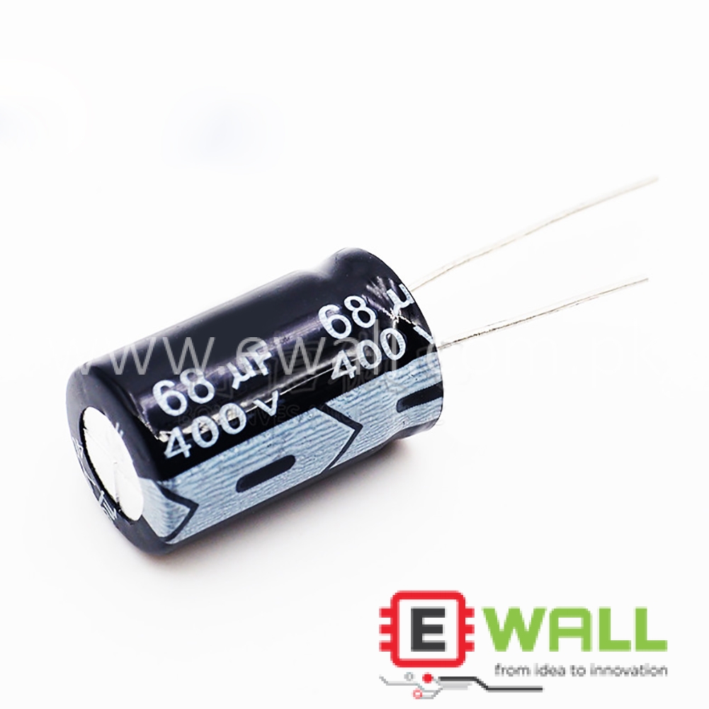 In-line 400V68UF volume 16X25 in-line aluminum electrolytic capacitor 68uf 400v