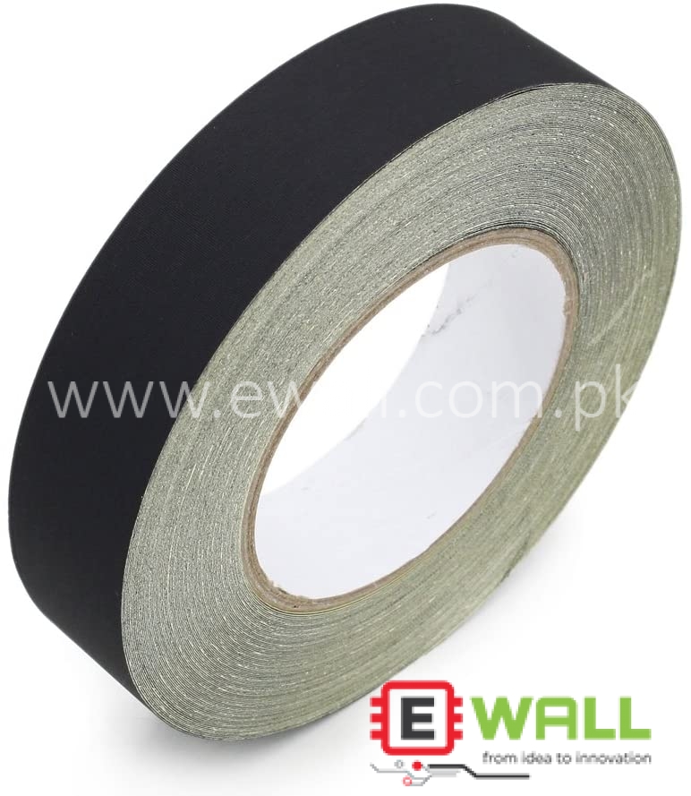 20mm x 30M 100ft Black Insulating Acetate Cloth Adhesive Tape
