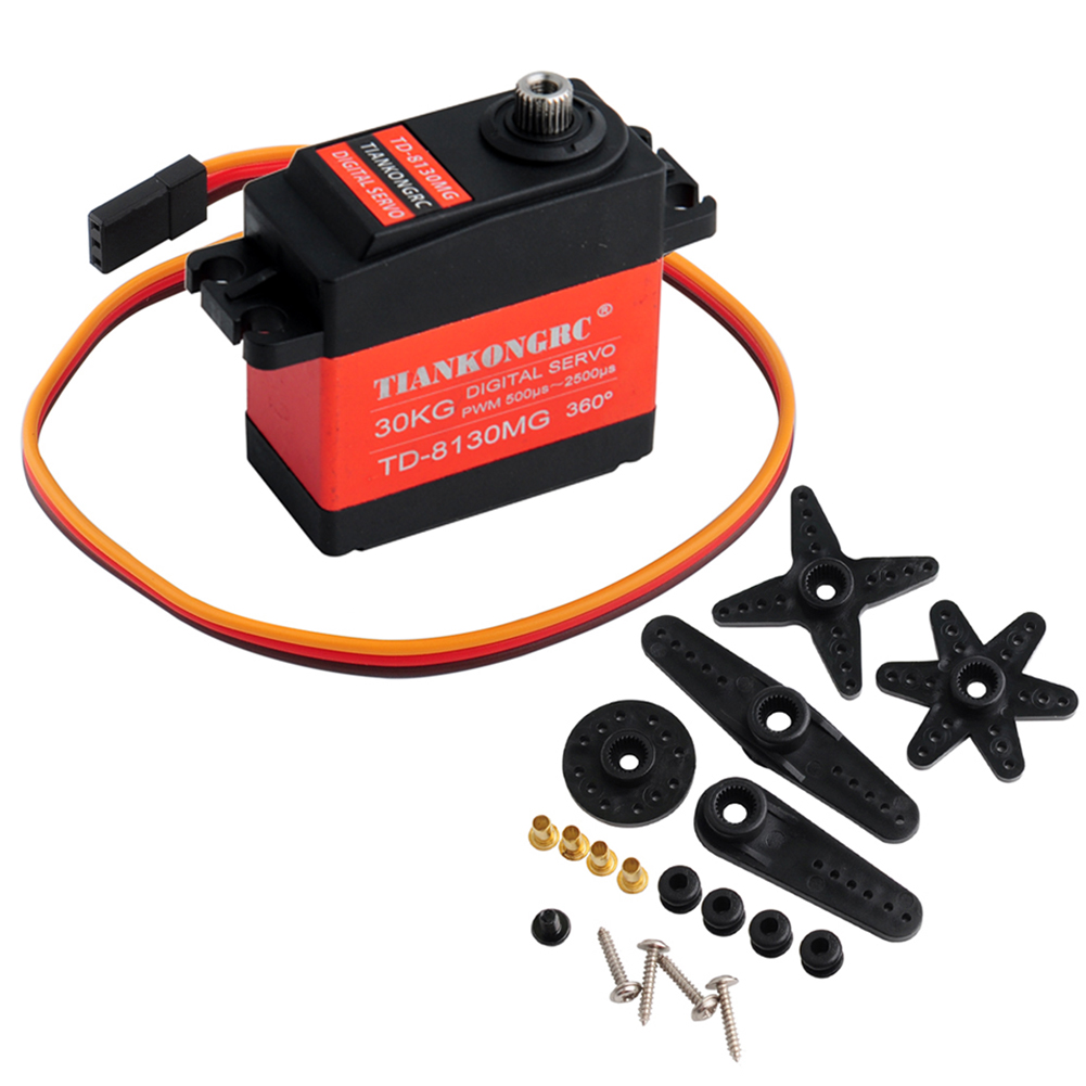 Waterproof 30KG 360 degree Continuous Rotation Torque Digital Coreless Servo