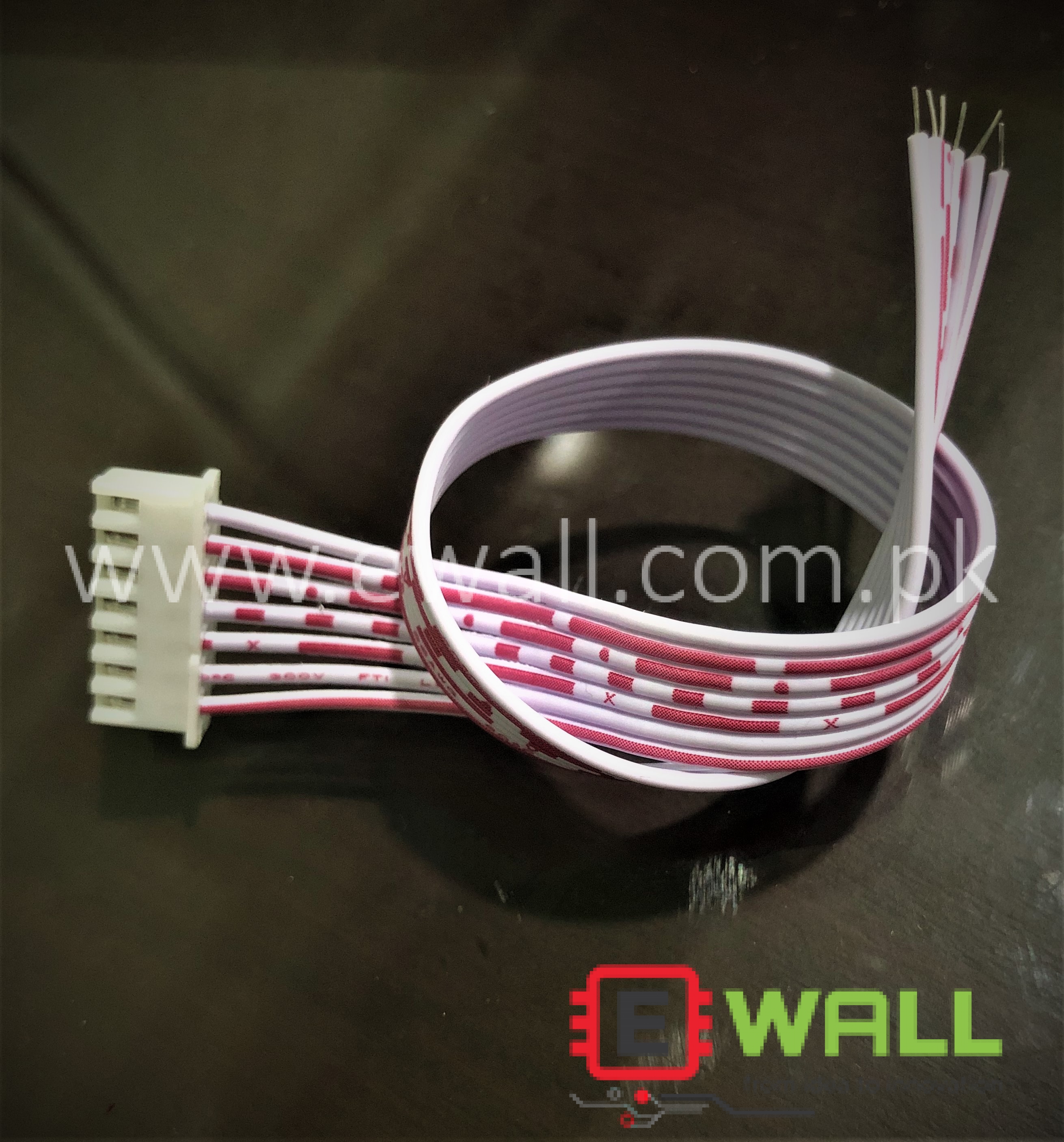 6S 22.2V 7-wire Silicon Wire JST XH 2.54 Balance Charge Cell Connector Plug (20cm)