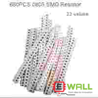 660PCS 0805 SMD/SMT Resistor Kit – 33 Values, DIY Electronics Pack