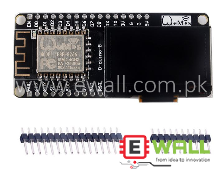 Wemos NodeMCU ESP8266 ESP 12F Wifi Wireless Module With 1.3 Inch I2C OLED SH1106 Display Micro USB For IoT Arduino LUA