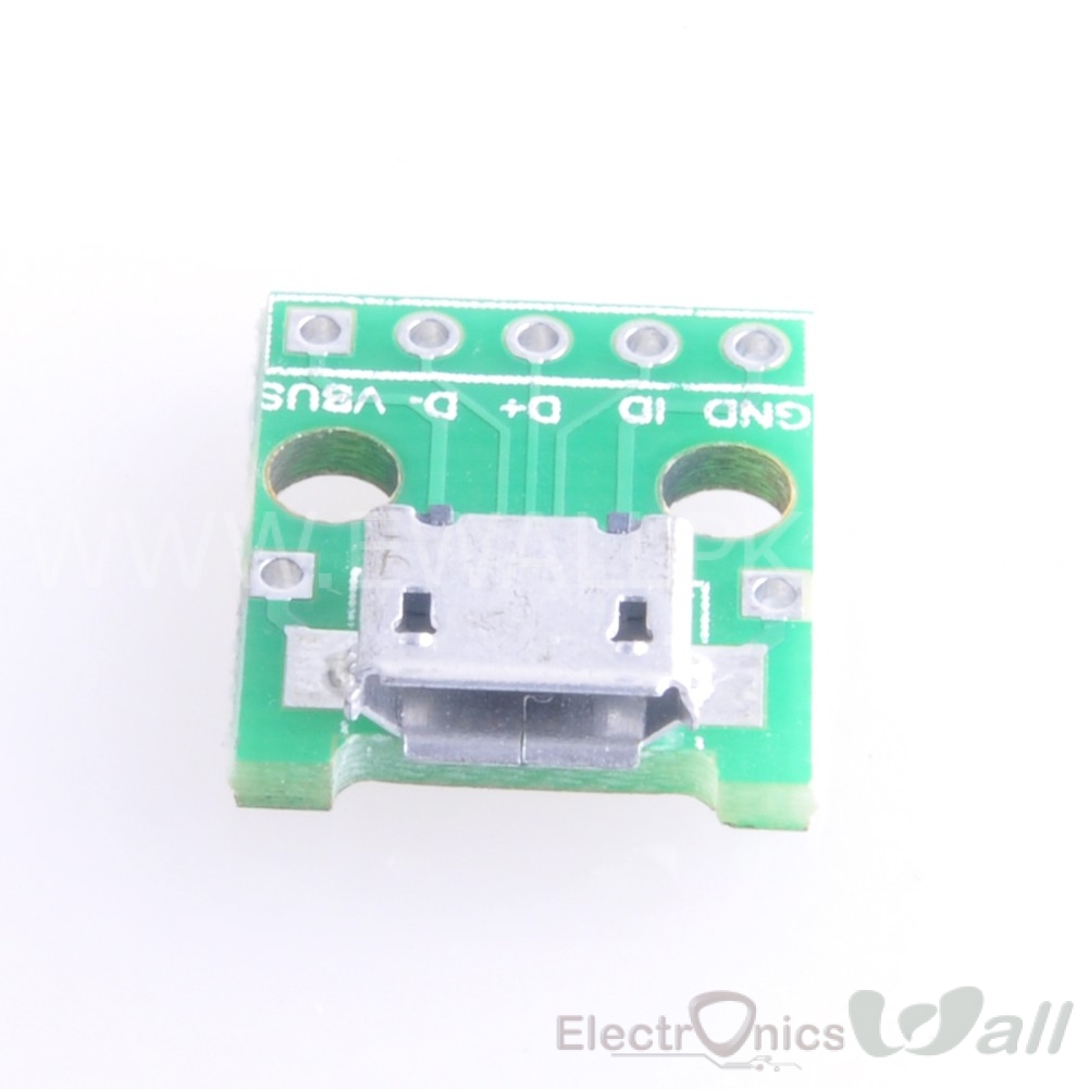 MICRO USB to DIP Adapter 5pin Female Connector B Type